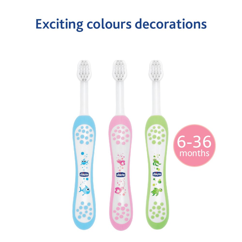 Chicco toothbrush set