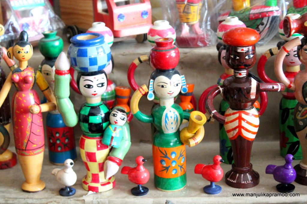 60kms from Bangalore is noted for its famous or the handmade lacquer wooden toys